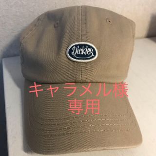 ディッキーズ(Dickies)のdickiesの帽子 ベージュ キャップ (キャップ)