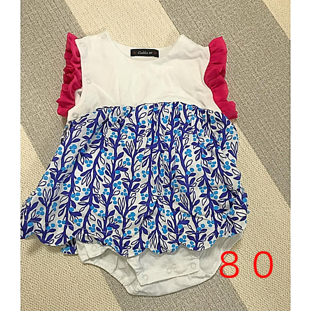 CALDia(カルディア)の夏服ロンパース 80 キッズ/ベビー/マタニティのベビー服(~85cm)(ロンパース)の商品写真