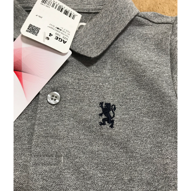 GIORDANO junior ポロシャツ 100 【新品】 キッズ/ベビー/マタニティのキッズ服男の子用(90cm~)(Tシャツ/カットソー)の商品写真