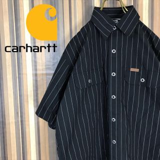 カーハート(carhartt)のカーハート carhartt ワークシャツ レザーロゴタグ入り ダブルポケット (シャツ)