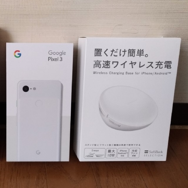 野花 卯月 SIMロック解除 pixel3 64GB ClearlyWhite - スマートフォン本体