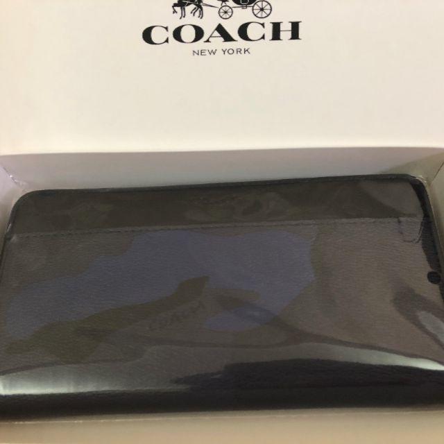 COACH(コーチ)のCOACH　新品　長財布　財布　正規品　コーチ　f75099　ブルー　 メンズのファッション小物(長財布)の商品写真