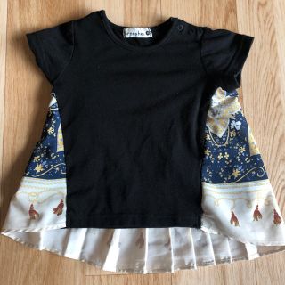 ブランシェス(Branshes)のここのあ様専用☆BRANSHES チュニック風半袖トップス80cm(Ｔシャツ)