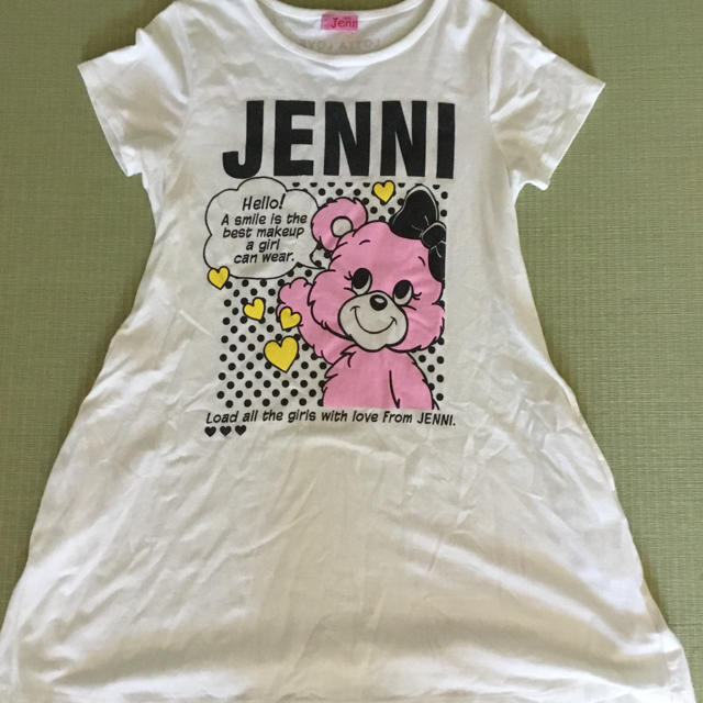 JENNI(ジェニィ)のジェニー Tシャツワンピース 130 キッズ/ベビー/マタニティのキッズ服女の子用(90cm~)(ワンピース)の商品写真
