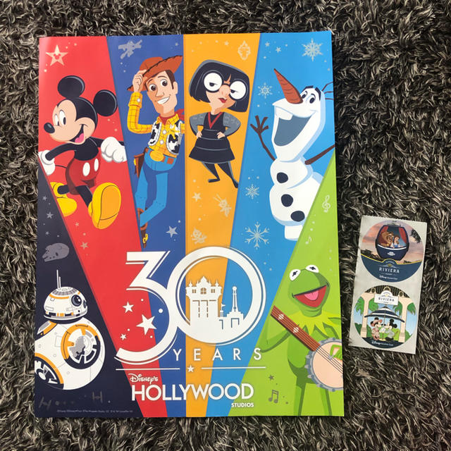 Disney(ディズニー)のDisney’s Hollywood studios 30周年ポスター エンタメ/ホビーのおもちゃ/ぬいぐるみ(キャラクターグッズ)の商品写真