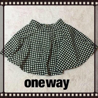 ワンウェイ(one*way)のone*way♡ギンガムチェックスカート(ミニスカート)