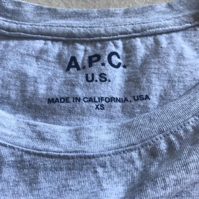 A.P.C(アーペーセー)のa.p.c  Tシャツ  xs レディースのトップス(Tシャツ(半袖/袖なし))の商品写真