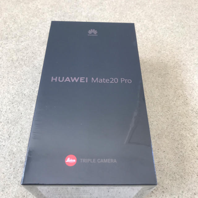 《新品未開封》HUAWEI Mate 20 Pro   国内SIMフリー  スマホ/家電/カメラのスマートフォン/携帯電話(スマートフォン本体)の商品写真