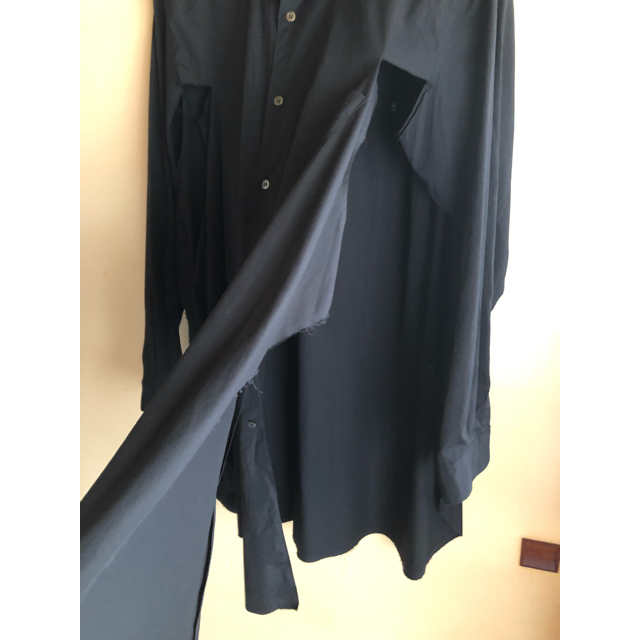 comme des garçons homme plus シャツ ブラック 3