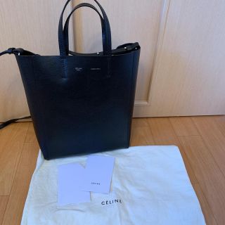 セリーヌ(celine)の本物 セリーヌ  スモールカバ  ブラック 旧ロゴ(トートバッグ)