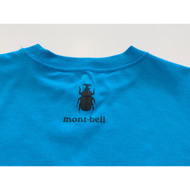 mont bell(モンベル)のモンベル mont-bell キッズ 110cm Tシャツ ブルー キッズ/ベビー/マタニティのキッズ服男の子用(90cm~)(Tシャツ/カットソー)の商品写真