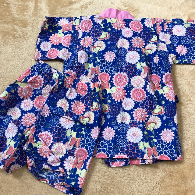 Disney(ディズニー)のディズニー 甚平 キッズ/ベビー/マタニティのキッズ服女の子用(90cm~)(甚平/浴衣)の商品写真