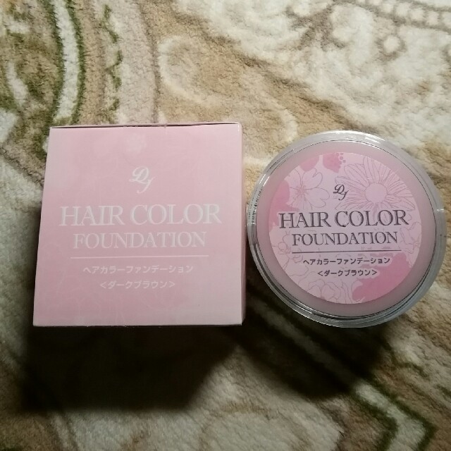 ヘアファンデーション◆ダークブラウン◆人気商品　最終値下げ コスメ/美容のベースメイク/化粧品(ファンデーション)の商品写真