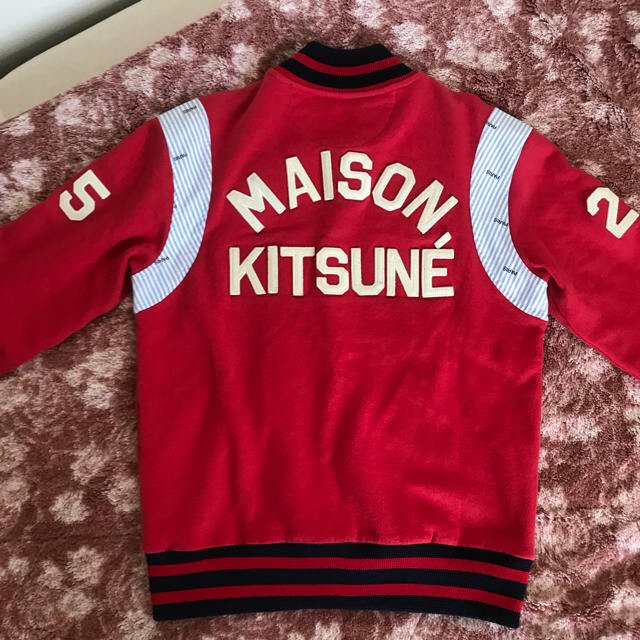 MAISON KITSUNE'(メゾンキツネ)のMaison Kitsune  テディジャケット ブルゾン メンズのジャケット/アウター(スタジャン)の商品写真