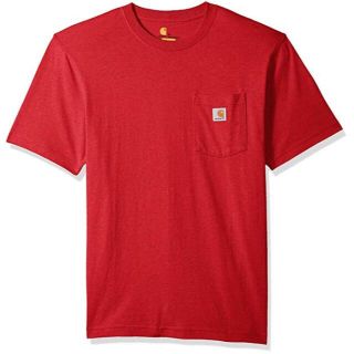 カーハート(carhartt)のCarhartt カーハート K87 ポケット Tシャツ 赤 S 新品(Tシャツ/カットソー(半袖/袖なし))