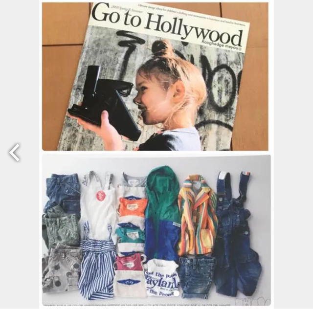 GO TO HOLLYWOOD(ゴートゥーハリウッド)の値下げ　ゴートゥーハリウッド オーバーオール 110 キッズ/ベビー/マタニティのキッズ服女の子用(90cm~)(パンツ/スパッツ)の商品写真