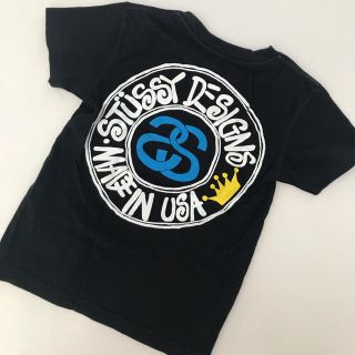 ステューシー(STUSSY)のstussyキッズ  Ｔシャツ   黒(Tシャツ/カットソー)