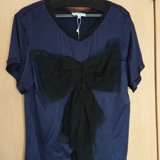 ランバンオンブルー(LANVIN en Bleu)の新品未使用タグつきLANVINオンブルー(カットソー(半袖/袖なし))