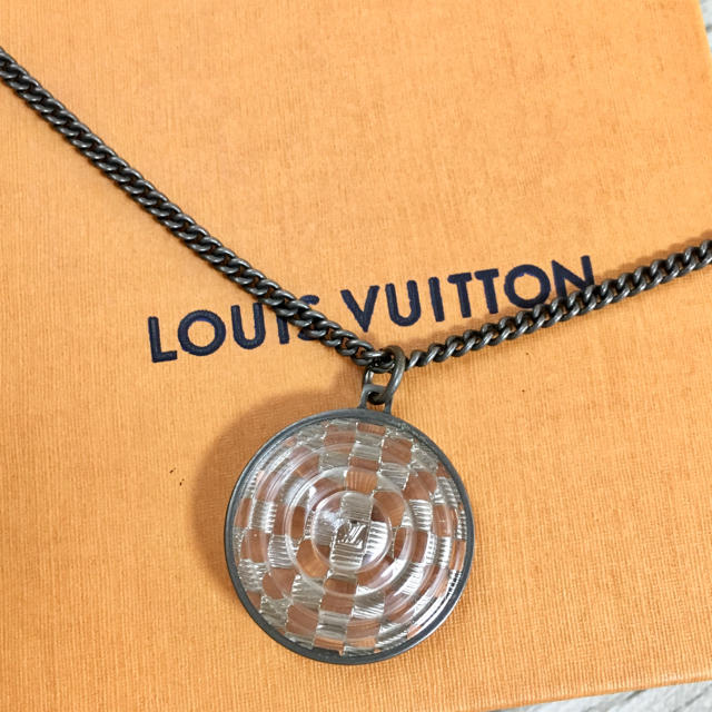 Louis Vuitton 正規品 ヴィトン ネックレス ダミエ クリア 丸 ブラック シルバー メンズ 黒の通販 By ハーベスト ルイ ヴィトンならラクマ