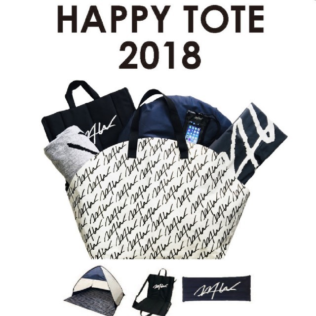WTW(ダブルティー)の【送料込み・新品・完売・抜き取りなし】wtw HAPPY TOTE 2018♡ メンズのバッグ(トートバッグ)の商品写真