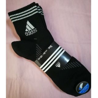 アディダス(adidas)のadidas　ショート丈　靴下　3足組　26〜28cm(ソックス)