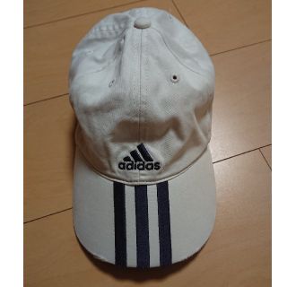 アディダス(adidas)のadidas アディダス キャップ 白(帽子)