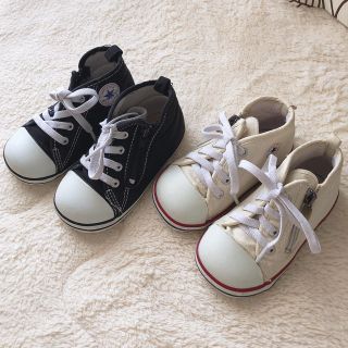 コンバース(CONVERSE)のコンバーススニーカー♡14cmブラック(スニーカー)