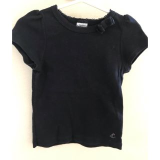 プチバトー(PETIT BATEAU)のプチバトー☆Tシャツ 95センチ 紺色です。(Tシャツ/カットソー)