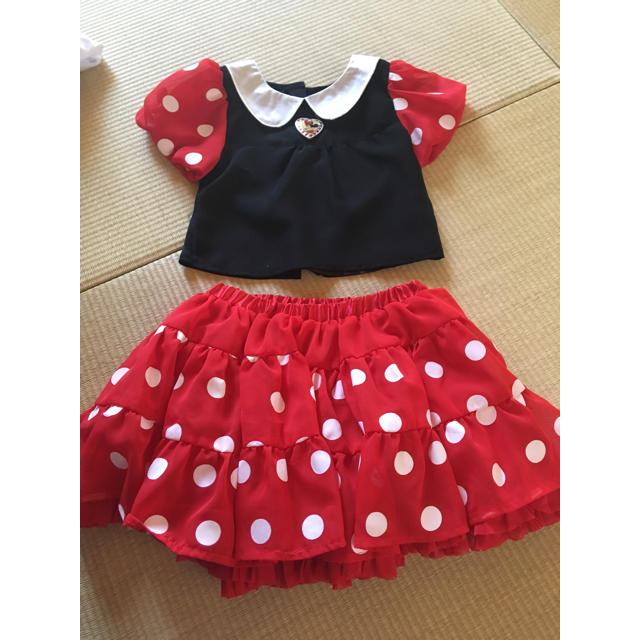 Disney(ディズニー)のミニーちゃんの衣装 キッズ/ベビー/マタニティのキッズ服女の子用(90cm~)(ワンピース)の商品写真
