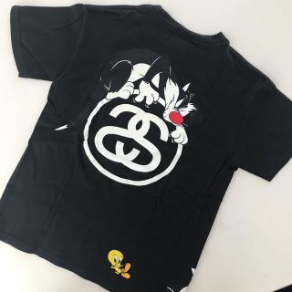 ステューシー(STUSSY)のstussyキッズ   トゥイーティー&シルベスターTシャツ(Tシャツ/カットソー)