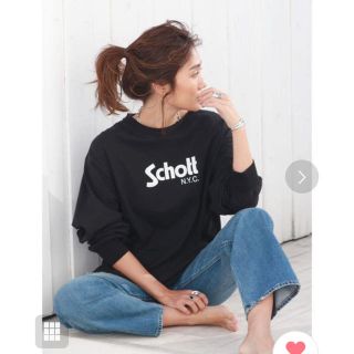 アングリッド(Ungrid)のungrid新品タグ付き schott別注ロングスリーブtee(Tシャツ(長袖/七分))