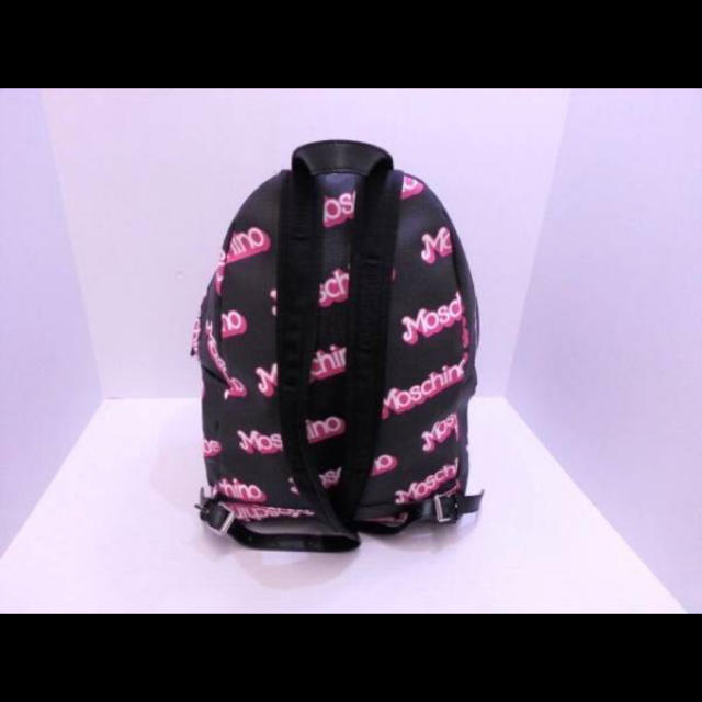 MOSCHINO(モスキーノ)のSALE美品‼️モスキーノ雑誌掲載人気バックパックリュック黒ピンクセリーヌアクネ レディースのバッグ(リュック/バックパック)の商品写真