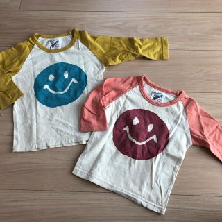 マーキーズ(MARKEY'S)のマーキーズ☆ニコちゃん ロンT 長袖カットソー 色違い2枚セット！ お揃いコーデ(Tシャツ/カットソー)