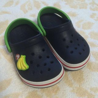 クロックス(crocs)のシビッツ付❤️クロックス14cm(サンダル)