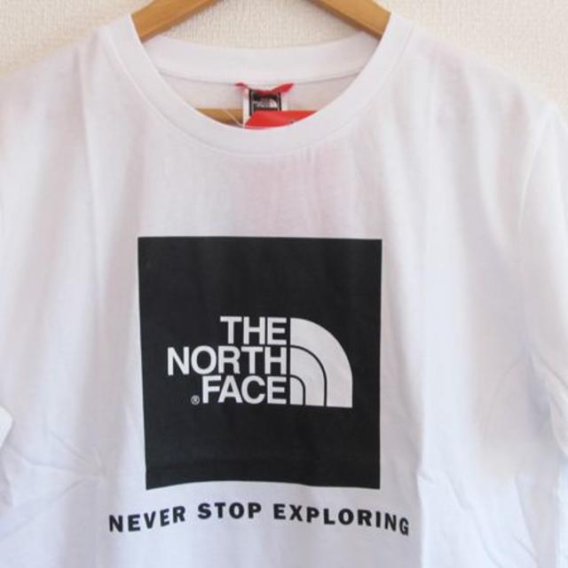 THE NORTH FACE(ザノースフェイス)の新品レディースL ノースフェイス スクエアロゴ ボックスロゴTシャツ レディースのトップス(シャツ/ブラウス(半袖/袖なし))の商品写真