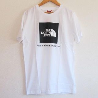 ザノースフェイス(THE NORTH FACE)の新品レディースL ノースフェイス スクエアロゴ ボックスロゴTシャツ(シャツ/ブラウス(半袖/袖なし))