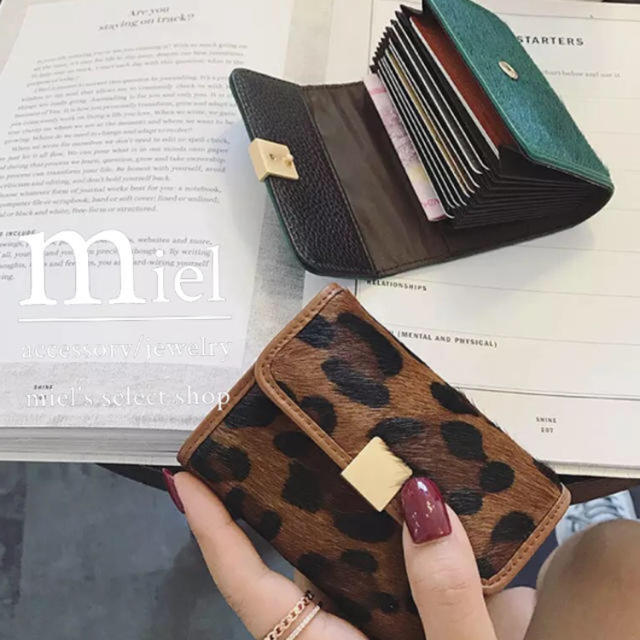 BEAUTY&YOUTH UNITED ARROWS(ビューティアンドユースユナイテッドアローズ)のLeopard Card Wallet/レオパードカードウォレット レディースのファッション小物(財布)の商品写真