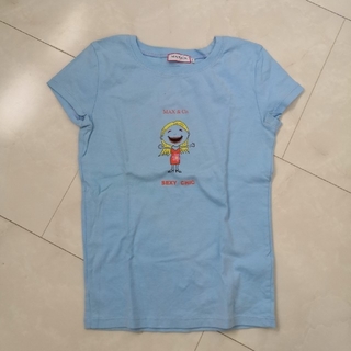 マックスアンドコー(Max & Co.)のMAX＆Co. ブルー　Tシャツ　S(Tシャツ(半袖/袖なし))