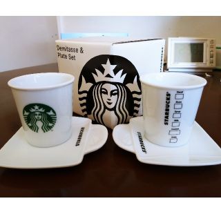 スターバックスコーヒー(Starbucks Coffee)のスターバックス　デミタス　プレート(グラス/カップ)