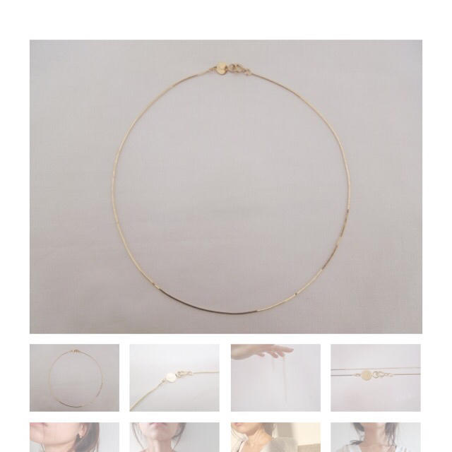 SLOBE IENA(スローブイエナ)のlui  gold jewelry 【snake chain choker】 レディースのアクセサリー(ネックレス)の商品写真