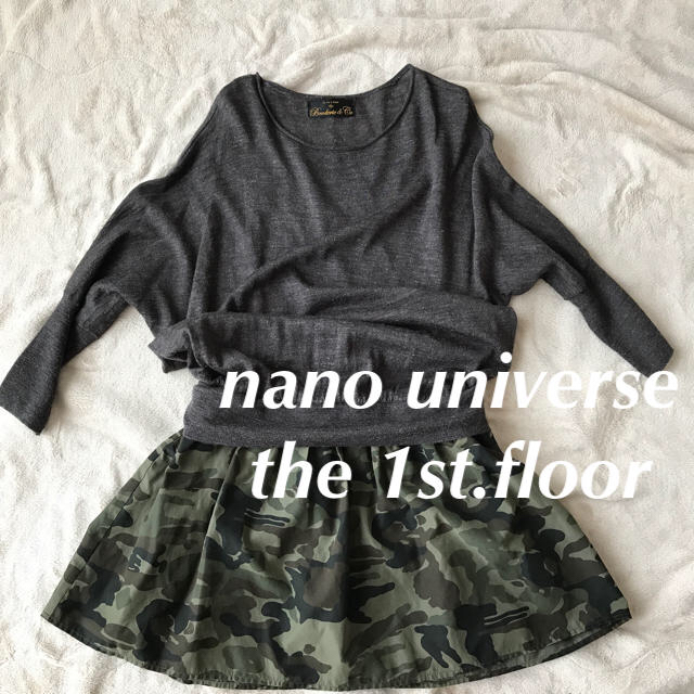 The 1st.Floor(ザファーストフロアー)のnano universe the 1st.floor♡ワンピース レディースのワンピース(ミニワンピース)の商品写真