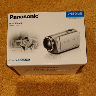 パナソニック(Panasonic)の【つむつむ様専用】パナソニックビデオカメラブラックHC-V480MS-K(ビデオカメラ)