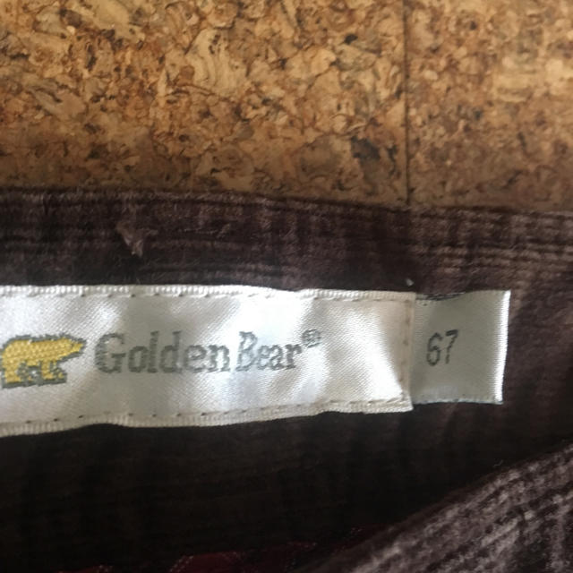 Golden Bear(ゴールデンベア)のgoldenbearコーデュロイパンツ レディースのパンツ(カジュアルパンツ)の商品写真