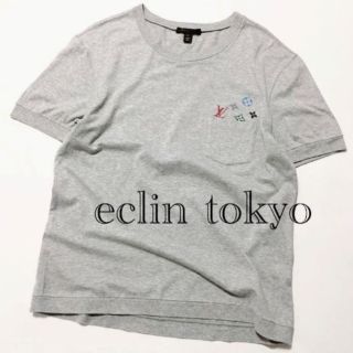 ルイヴィトン(LOUIS VUITTON)のルイヴィトン モノグラム マルチカラー ポケット Tシャツ グレー  E1412(Tシャツ/カットソー(半袖/袖なし))