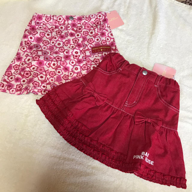 PINK HOUSE(ピンクハウス)のBABY PINK  HOUSE🎀 キッズ/ベビー/マタニティのキッズ服女の子用(90cm~)(スカート)の商品写真