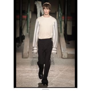 DRIES VAN NOTEN - dries van noten 18aw サイドラインフレアパンツの