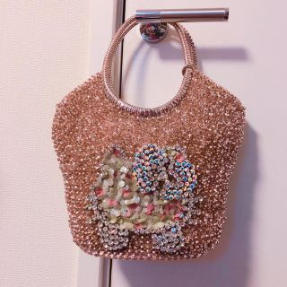 魅了 アンテプリマ ハローキティ クリスタル ワイヤー バッグ ピンク