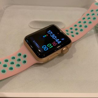 アップルウォッチ(Apple Watch)のApple Watch series3 38mm GPS AppleCare＋(腕時計(デジタル))