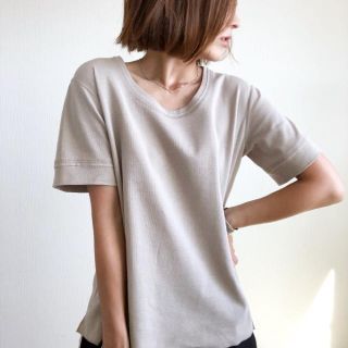 トゥデイフル(TODAYFUL)のstudious  mayumiさんコラボ バスクTシャツ(Tシャツ(半袖/袖なし))