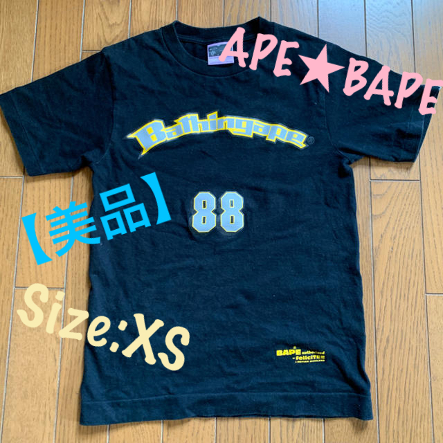 A BATHING APE(アベイシングエイプ)のA・BATHING APE◆Tシャツ半袖 Size:XS メンズのトップス(Tシャツ/カットソー(半袖/袖なし))の商品写真